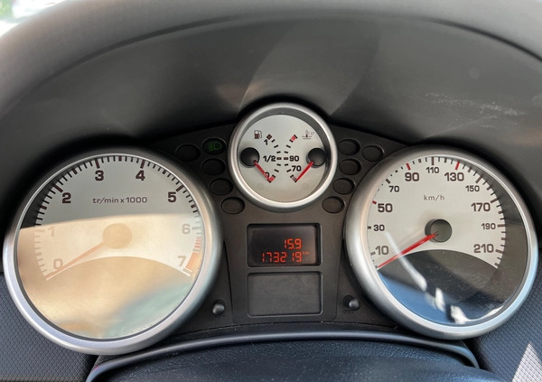 Peugeot 207 cena 10650 przebieg: 173000, rok produkcji 2007 z Warszawa małe 172